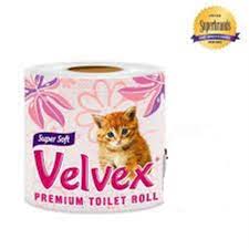 Velvex Pink Toilet Tissue Singles